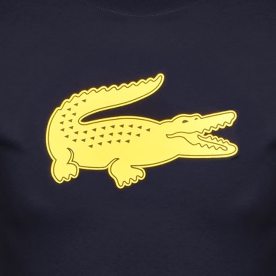 Alternative Image for ProductLacoste Sport Crew Neck Logo T Shirt Navy3